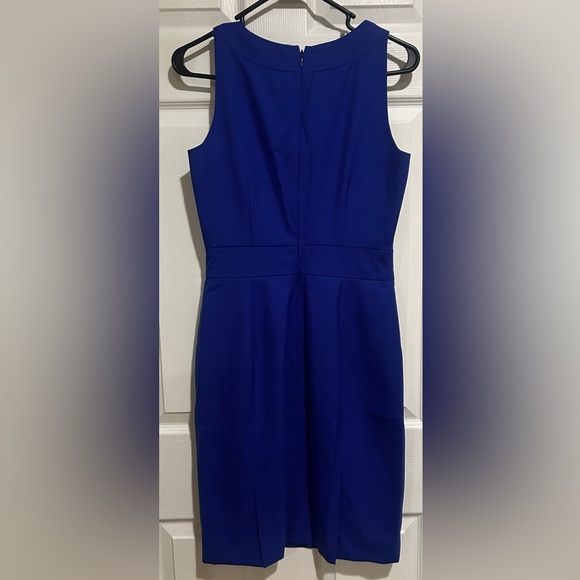 J. Crew Women’s Royal Blue Wool Lined Midi Dress Sz. 2 - Picture 7 of 7